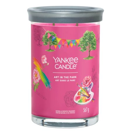 Yankee Candle Art In The Park bougie en cire Cylindre Pomme, Floral, Bois Pin 1 pièce(s)