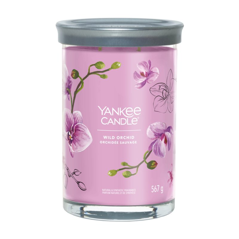 Yankee Candle Signature Scented Candle | Wild Orchid Large Tumbler Candle With
