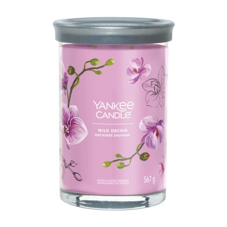 Yankee Candle Signature Scented Candle | Wild Orchid Large Tumbler Candle With