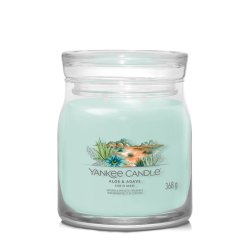 Yankee Candle Aloe & Agave wax candle Cylinder Blue 1 pc(s)