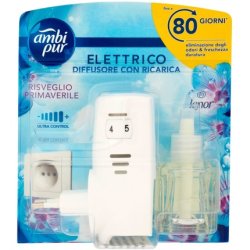 Ambi Pur Room Odor For Spring, 1 Electric Diffuser And 1 Refill, Eliminates