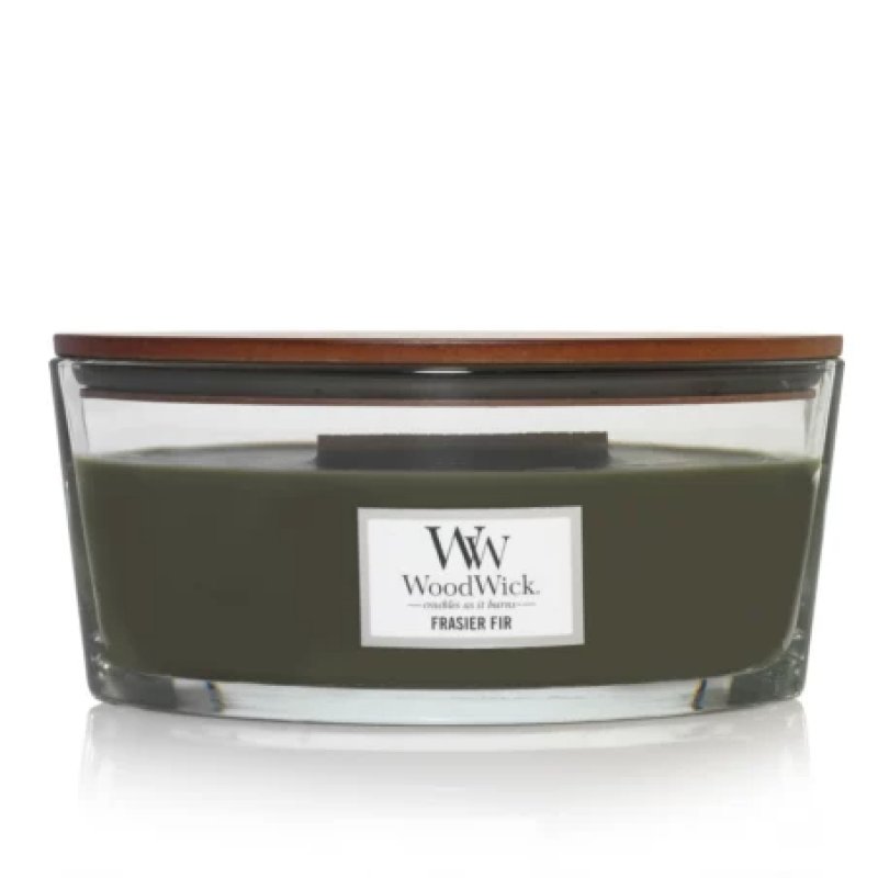 WoodWick Fraser Fir Scented Candle with Crackling Wick - Up to 50 Hours Burn Time