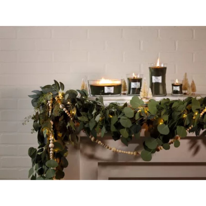 WoodWick Fraser Fir Scented Candle with Crackling Wick - Up to 50 Hours Burn Time