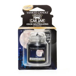Yankee Candle Car Jar Ultimate Air Freshener Midsummer's Night Clear White