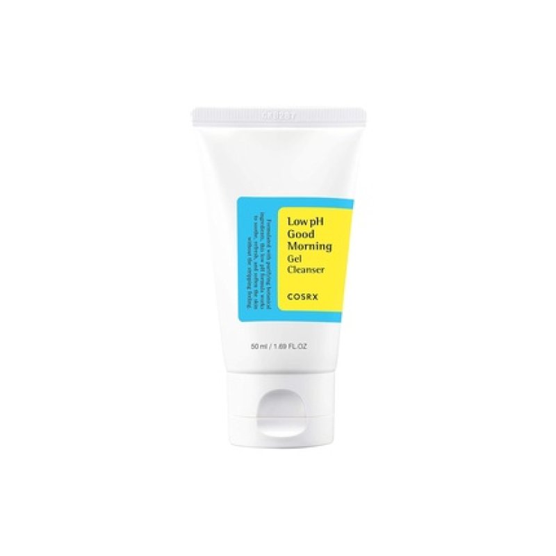 COSRX Low pH Good Morning Gel Cleanser 1.7 fl.oz 50ml TSA Approved Travel Size Mild Face Cleanser Korean Skin Care for