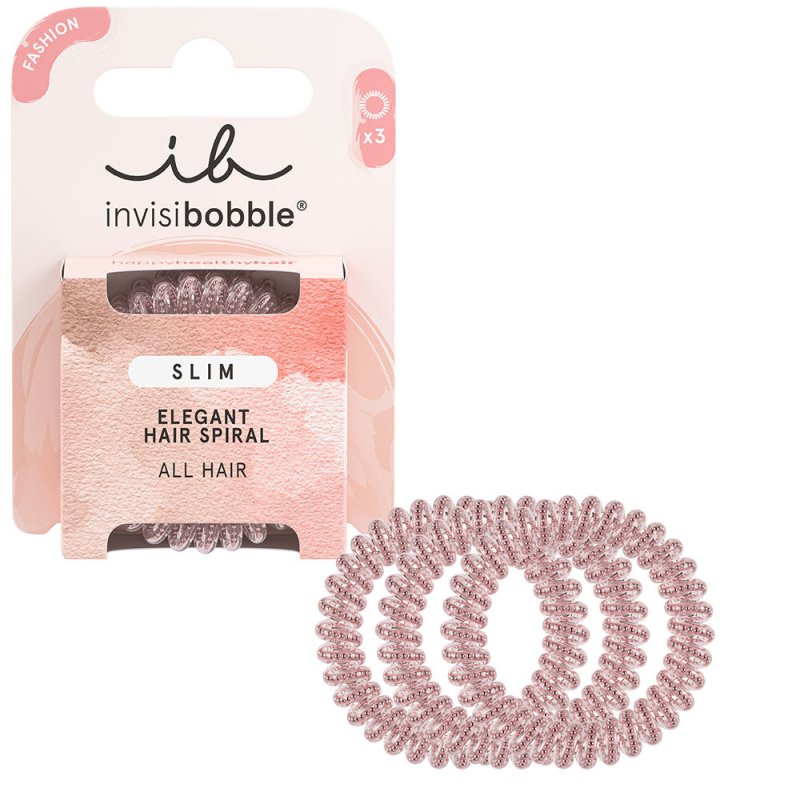 invisibobble Slim - Pink Monocle hair accessory Hair band 3 pc(s)