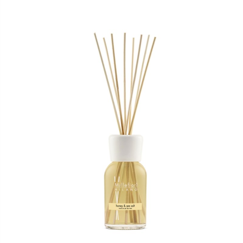 Millefiori Milano 7DDHS Honey and Sea Salt Fragrance Diffuser with 8 Balsa Wood Sticks 250ml