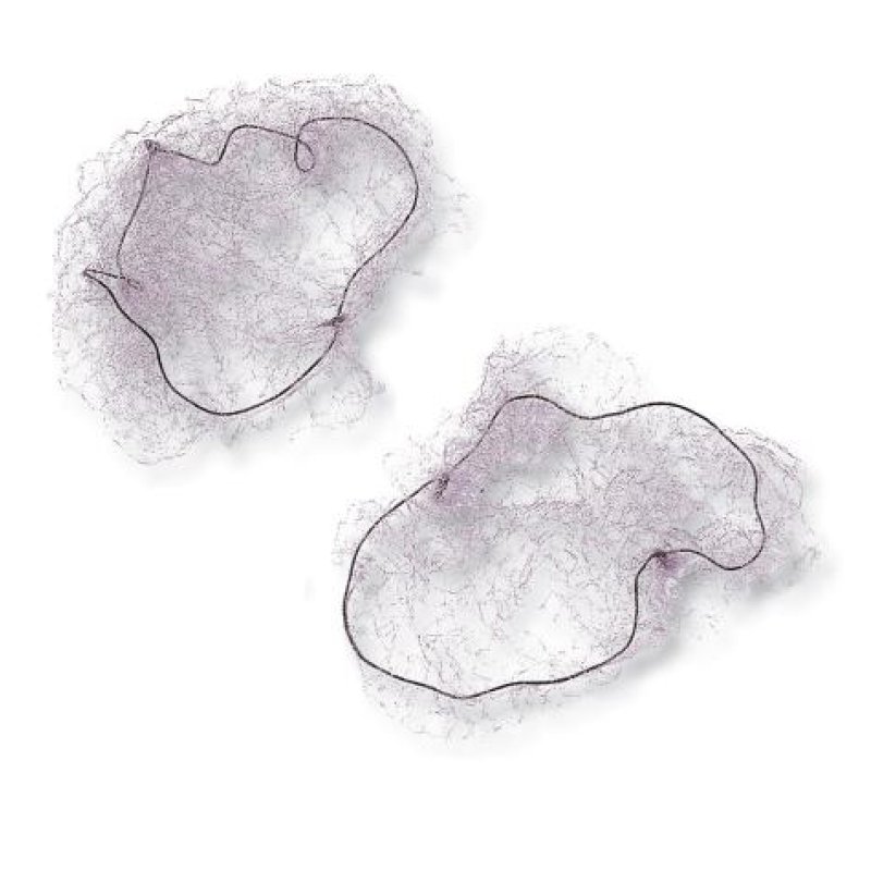 Beter 2 invisible hair nets. Brown, blond & grey