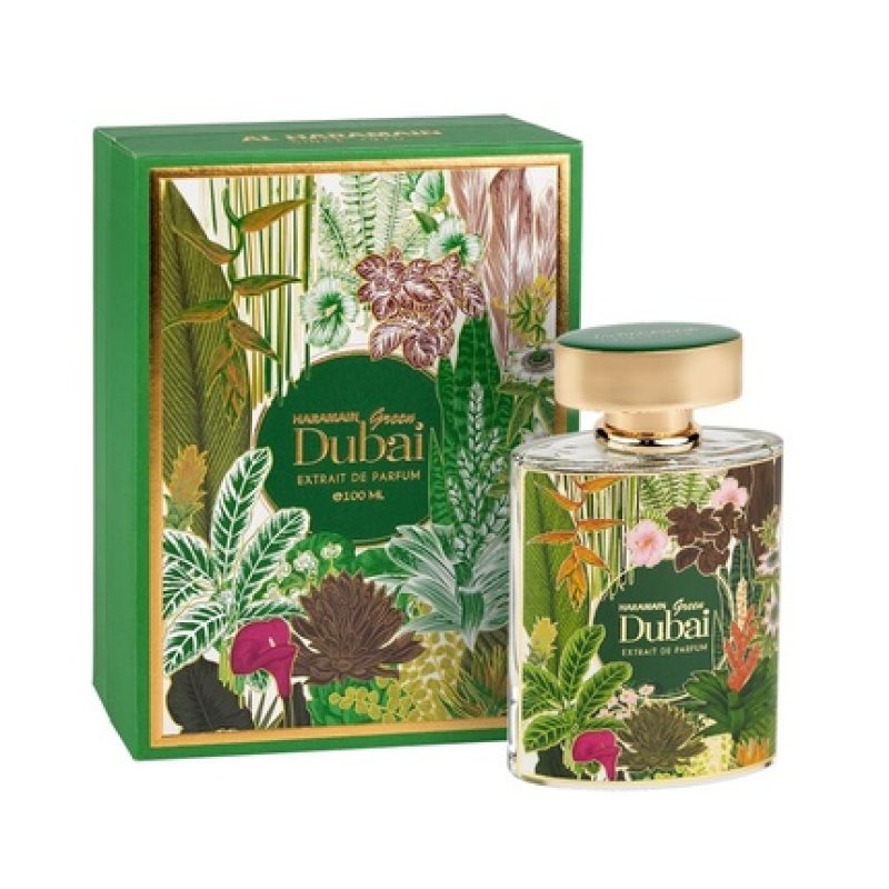 Al Haramain Green Dubai Unisex Arabian Perfume - Floral