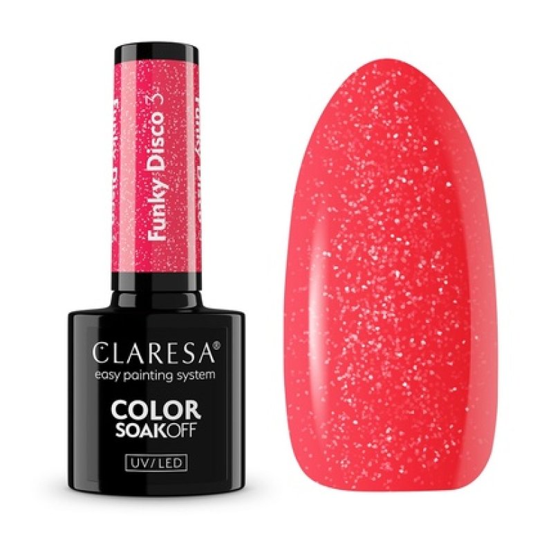 Claresa Funky Disco Hybrid Nail Polish 3.5g