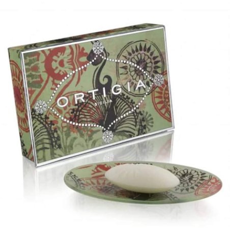 Ortigia Fico d'India Glass Plate and Soap