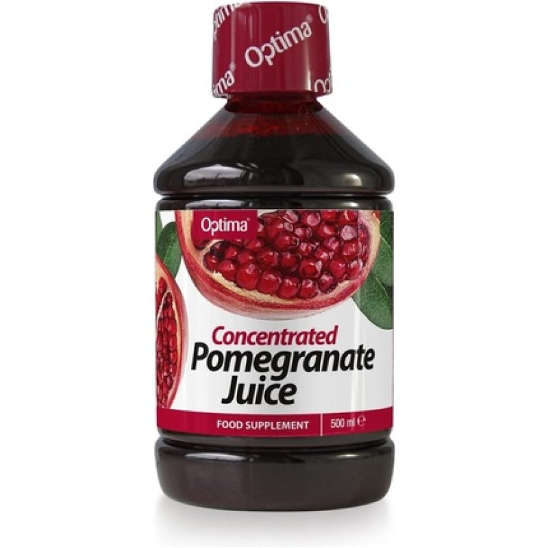 Optima Pomegranate Juice Concentrate Natural Vegan Food Supplement 500ml