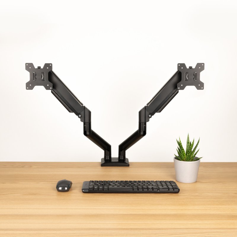 TooQ DB1434TNR-B monitor mount / stand 86.4 cm (34") Desk Black