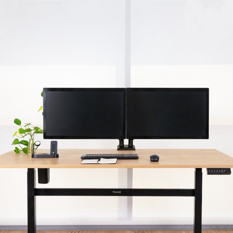 TooQ DB1434TNR-B support d'écran plat pour bureau 86,4 cm (34") Noir