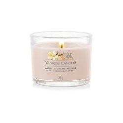 Yankee Candle Vanilla Crème Brulee bougie en cire Rond Vanille Beige 1 pièce(s)