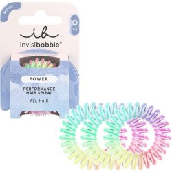 Invisibobble Power Magic Rainbow Colourful Spiral Hair Scrunchies for Thick Hair & Active Lifestyle with HairLoveTech