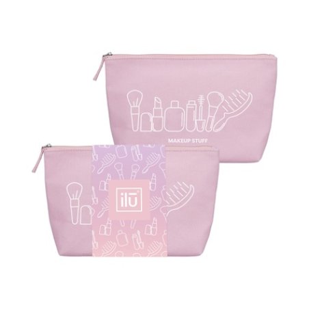 ilu Cotton Pink Cosmetic Bag