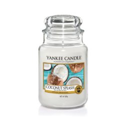 Yankee Candle Coconut Splash wax candle Round Transparent, White 1 pc(s)