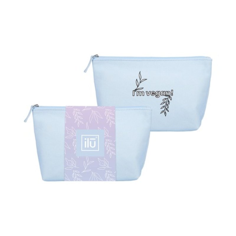 ilu Cotton Cosmetic Bag Blue