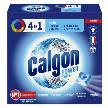 Calgon Anticalcare Tabs Lavatrice 15 Pz 4 in 1