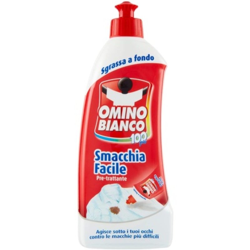 OMINO BIANCO Smacchiatore Facile Stain Remover for Easy Cleaning of Fabrics and Surfaces