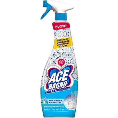 ACE Bath Degreaser Spray with Anti-Limescale No Bleach Orchid and Jasmine Fragrance 600ml