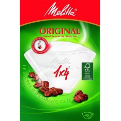 Melitta Filter Bags 1x4/40 Paper White 40 Filtres Original