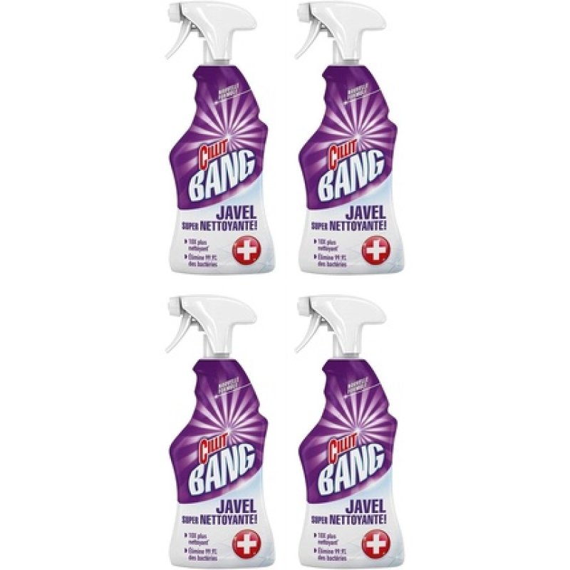 Cillit Bang Power Cleaner Bleach & Hygiene Spray 750 Ml [Pack Of 4