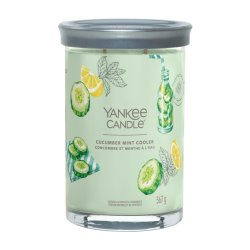 Yankee Candle Signature Scented Candle Cucumber Mint Cooler Large Tumbler with Double Wicks Soy Wax Blend Long Burning