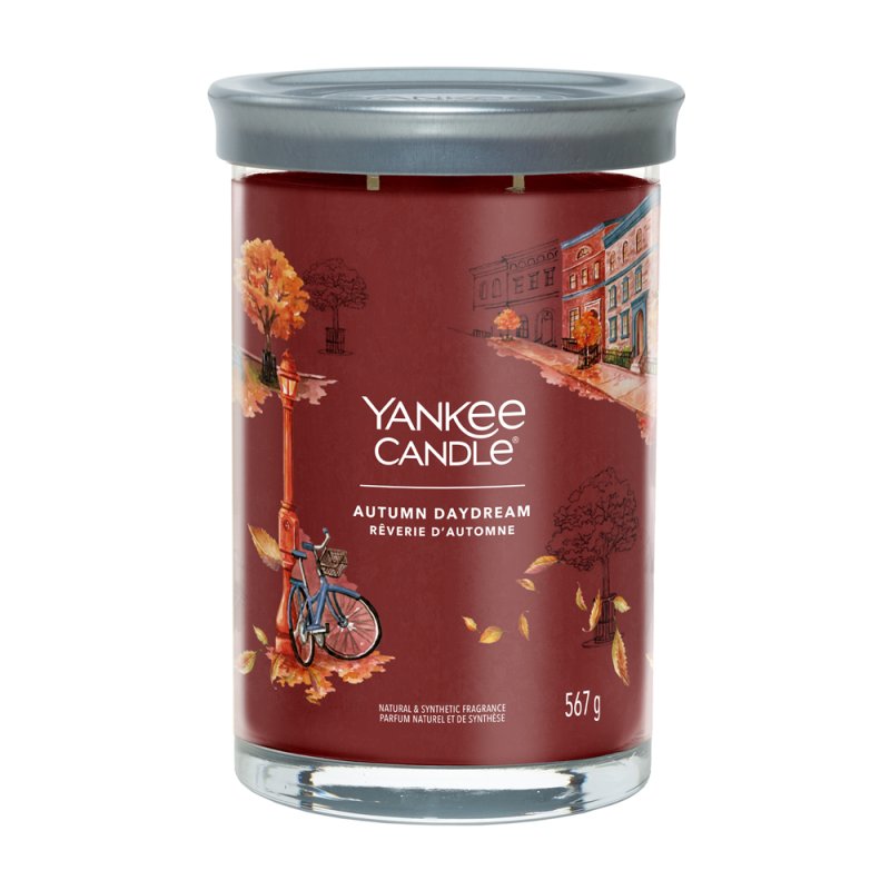Yankee Candle Autumn Daydream Signature Large Tumbler bougie en cire Rond Bordeaux 1 pièce(s)