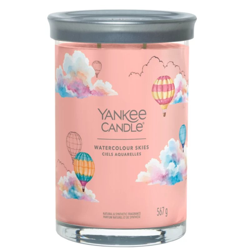 Yankee Candle Signature Scented Candle | Watercolour Skies Large Tumbler Candle
