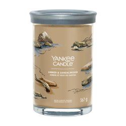 Yankee Candle Signature wax candle Cylinder Amber, Cardamom, Sandalwood Brown 1 pc(s)