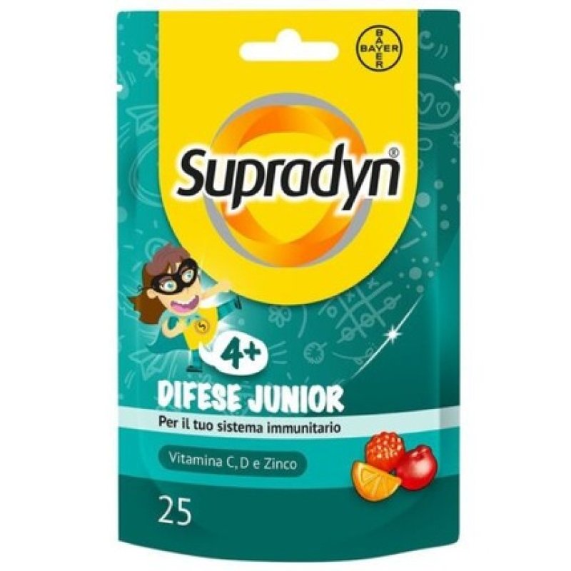 Supradyn Defenses Junior Bayer 25 Gummy Candies