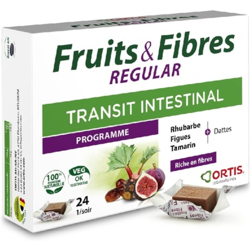 Ortis Fruits & Fibres Regular 24 Cubes