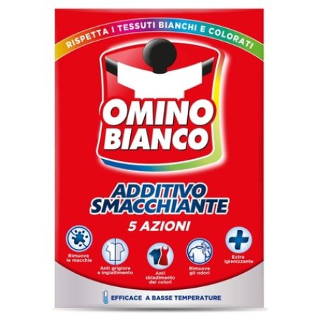 Omino Bianco Smacchiatore Tessuti Polvere 500 gr 5 in 1