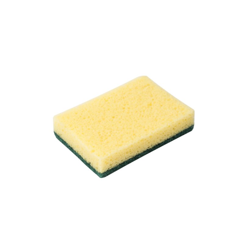 Vileda 139924 sponge Rectangular Fiber Green, Yellow 3 pc(s)