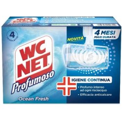WC Net Perfumed Taffeta Ocean Fresh 4 Tablets