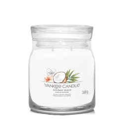 Yankee Candle Coconut Beach bougie en cire Cylindre Blanc 1 pièce(s)