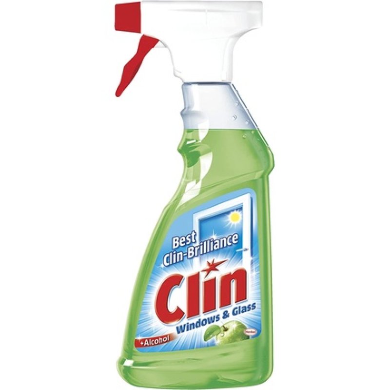 Clin Washing Liquid Glass Panel Apple Pump 500 Ml / Hygiene Item & Dispenser