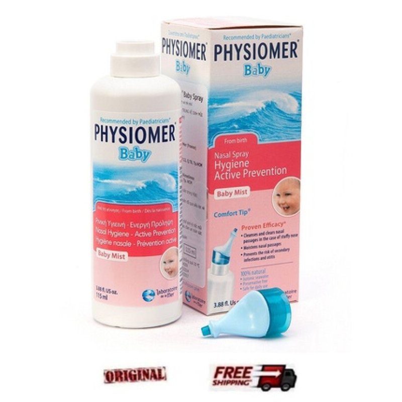 Physiomer Baby Natural Seawater for Nasal Cavity from Birth 115ml