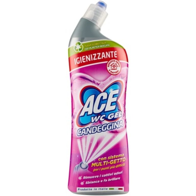 Ace Toilet Gel Bleach Ml.700 700 Ml Confezione Da 1