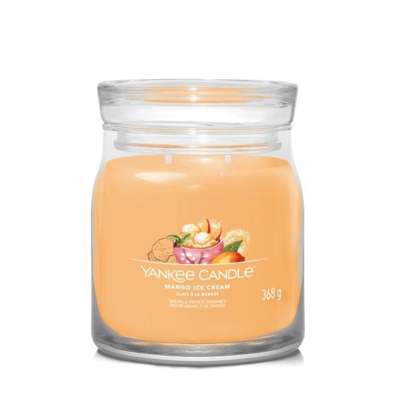 Yankee Candle Mango Ice Cream bougie en cire Cylindre 1 pièce(s)
