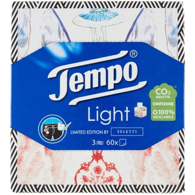 Tempo Tissue Box * 60 Pieces. “Moschino” - Paper Towels