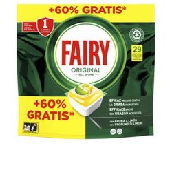 Fairy All In 1 Lemon Dishwasher Capsules - 29 Capsules
