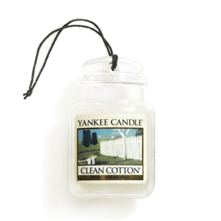 Yankee Candle Car Jar Ultimate Air Freshener Clean Cotton