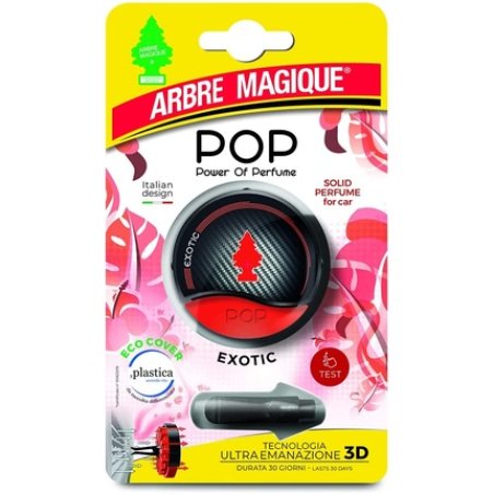 Arbre Magique Mono Car Air Freshener Exotic Scent - Lasts up to 7 Weeks