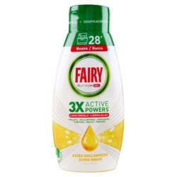 Fairy Platinum Extra Brillantezza Dishwasher Gel 504ml Lemon Fragrance