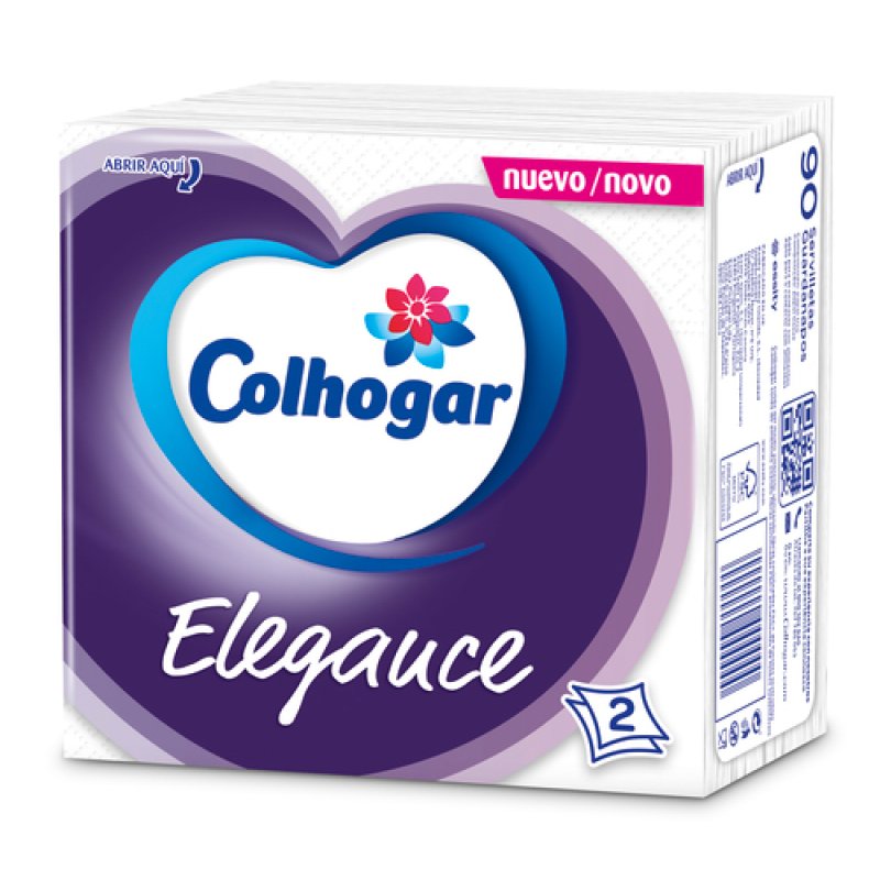 Colhogar 327789 serviette 90 pièce(s) Blanc Papier