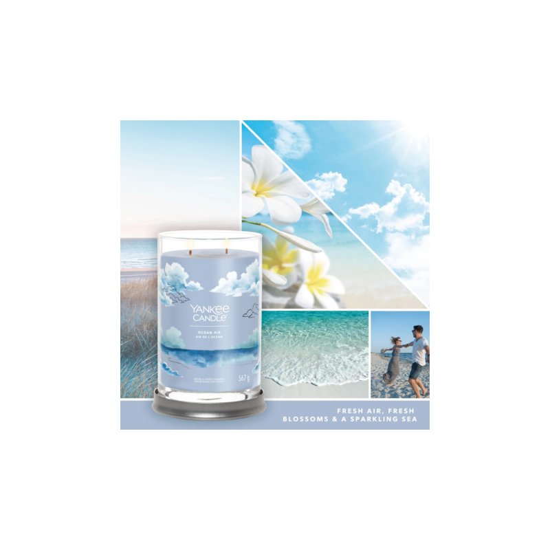 Yankee Candle Signature Scented Candle | Ocean Air Large Tumbler Candle With