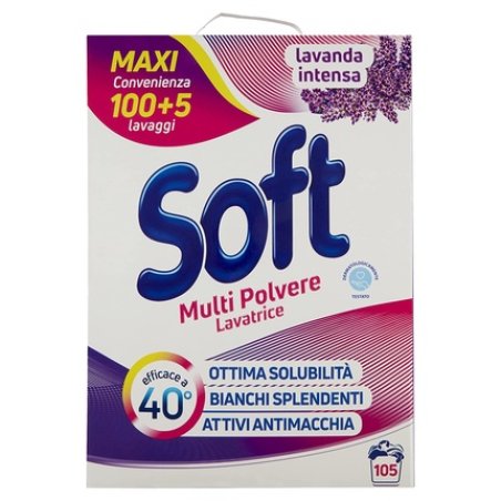 Soft Active Detergent For Washing Machine, Lavender, Formula With Enzymes - 6300g